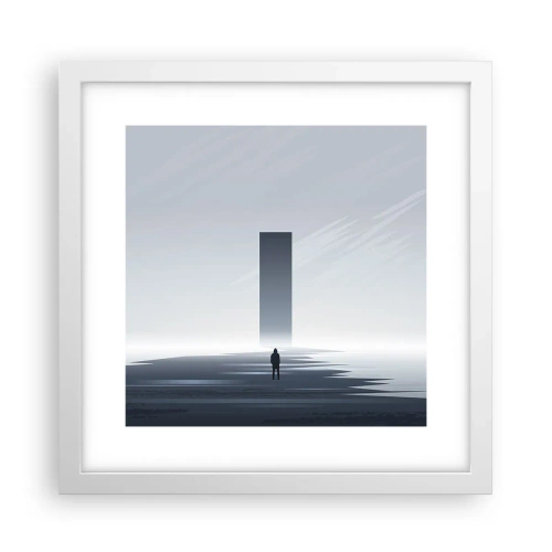 Plagát v bielom ráme - Príležitosť alebo hrozba? - 30x30 cm