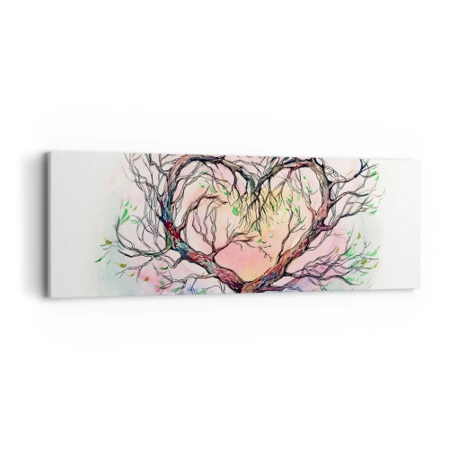 Obraz na plátne - Spoločne proti víchriciam - 90x30 cm