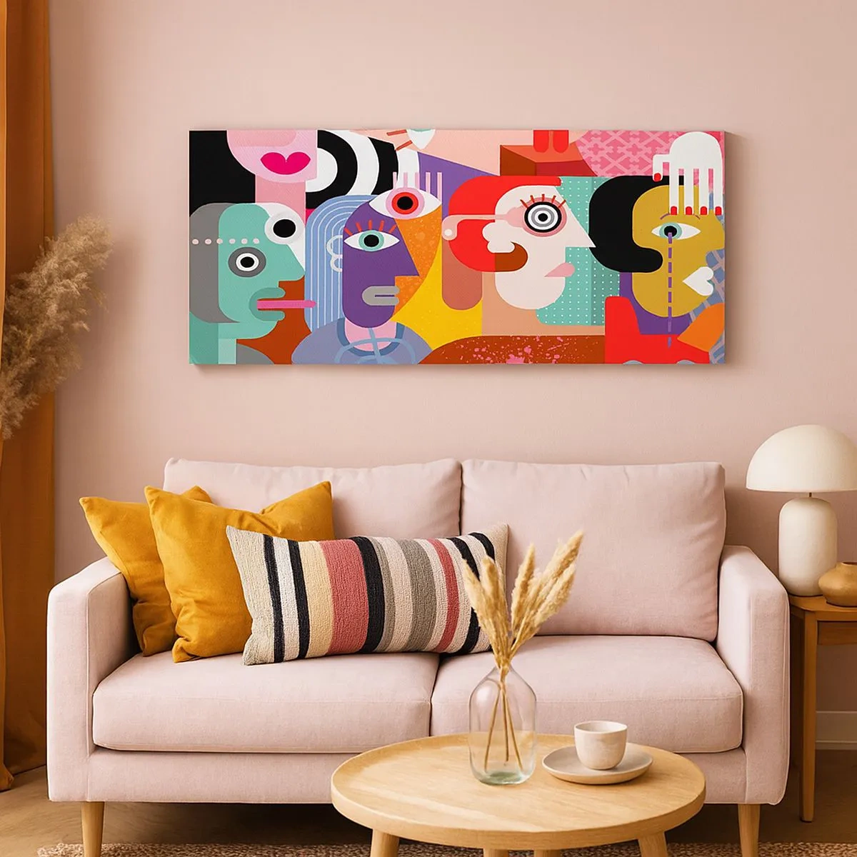 Obraz na plátne - My od pána Picassa - 100x40 cm