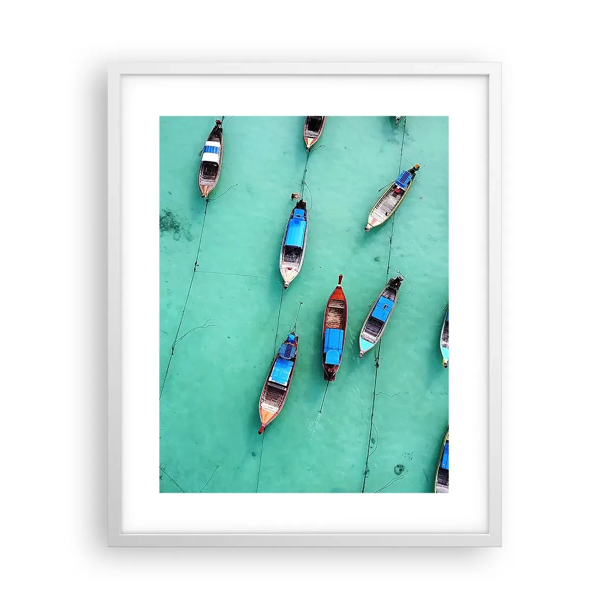 Plagát v bielom ráme - V radostnom očakávaní - 40x50 cm