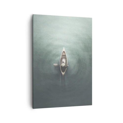 Obraz na plátne - Cez mesačné jazero - 50x70 cm