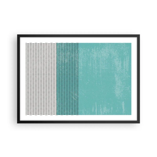 Plagát v čiernom ráme - Vyvážená kompozícia - 70x50 cm