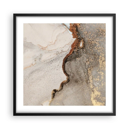 Plagát v čiernom ráme - Na hranici farieb - 50x50 cm