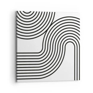 Obraz na plátne - V zákrute - 70x70 cm