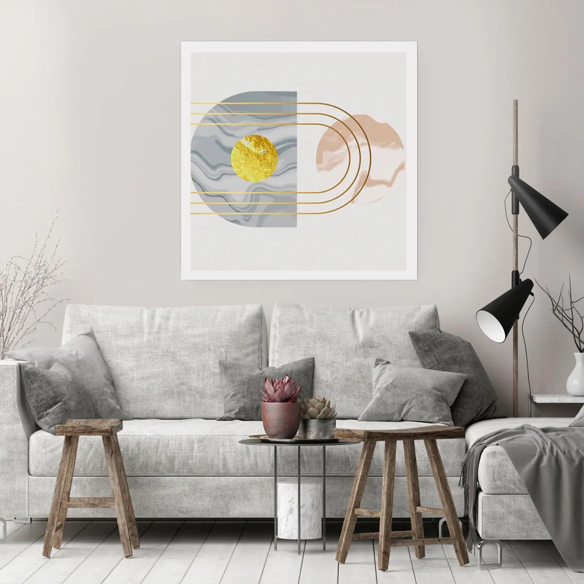 Plagát - Jas a žiarivosť - 60x60 cm