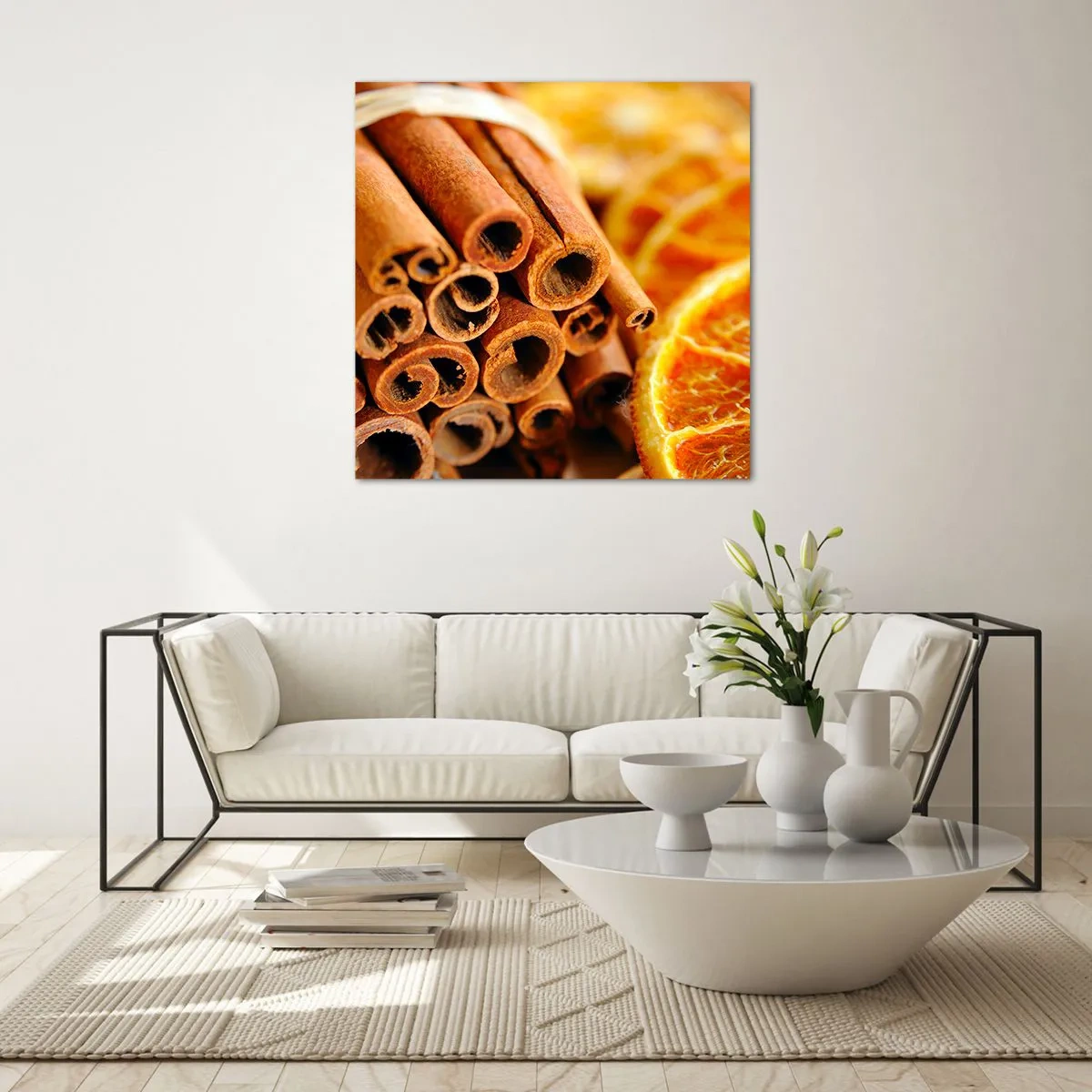 Obraz na skle - Cítite ich arómu? - 50x50 cm