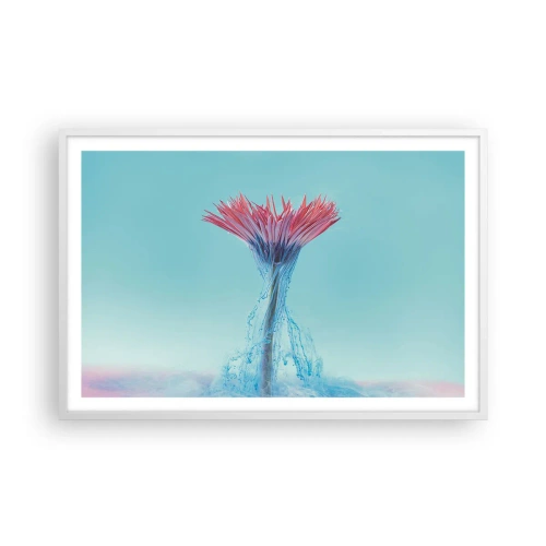 Plagát v bielom ráme - V osviežujúcom objatí - 91x61 cm