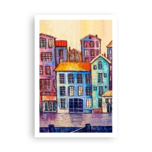 Plagát - Mesto ako z rozprávky - 61x91 cm
