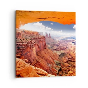 Obraz na plátne - Vytesané samotnou prírodou - 70x70 cm