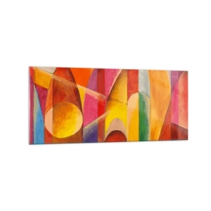 Obraz na skle - Katedrála slnka - 120x50 cm