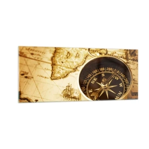 Obraz na skle - Na východ alebo na západ? - 100x40 cm