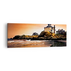 Obraz na plátne - Elegancia západného pobrežia - 140x50 cm