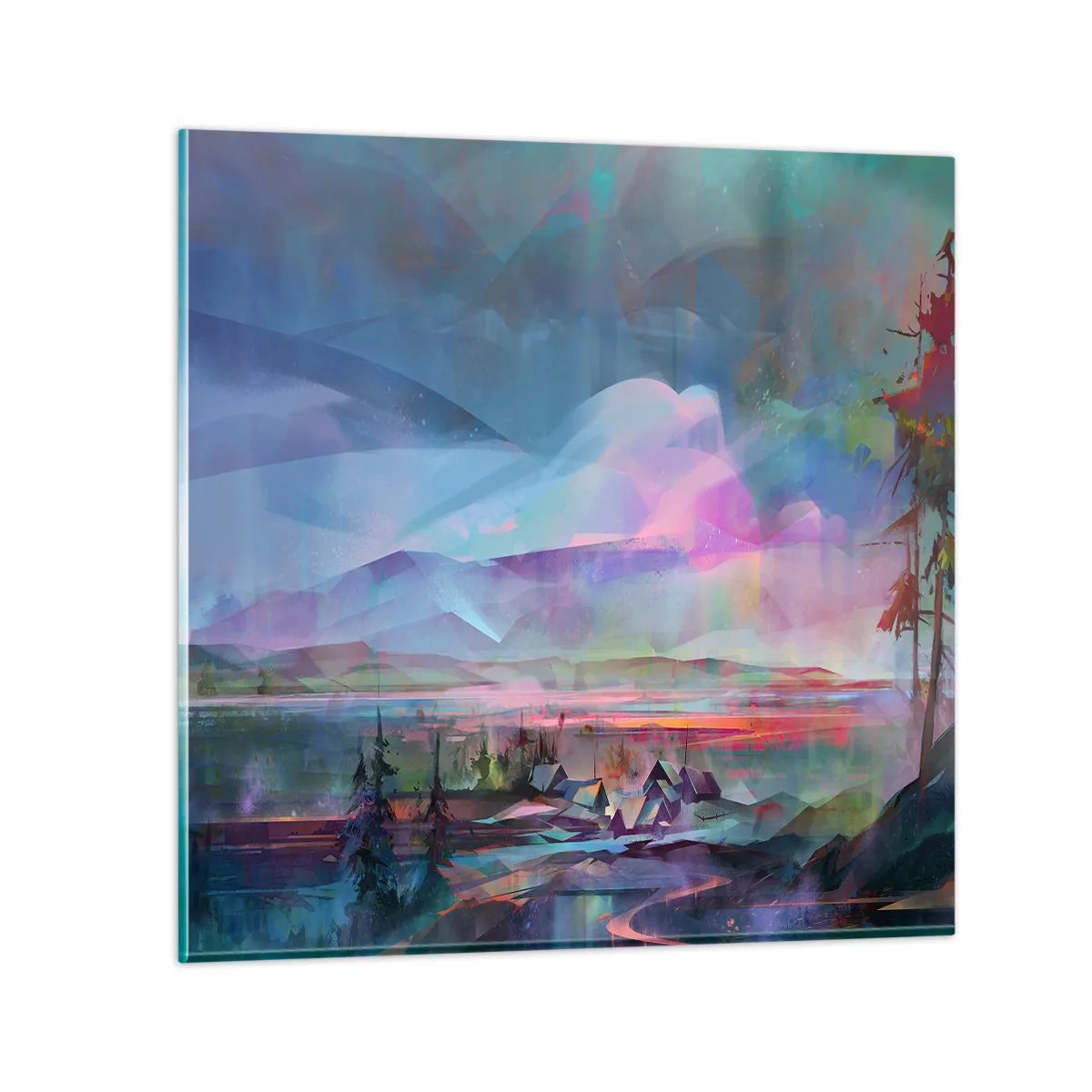 Obraz na skle - Pod priateľským nebom - 50x50 cm