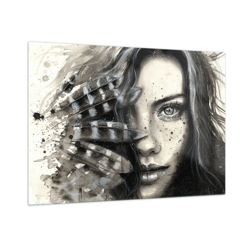 Obraz na skle - Divoká krása - 100x70 cm