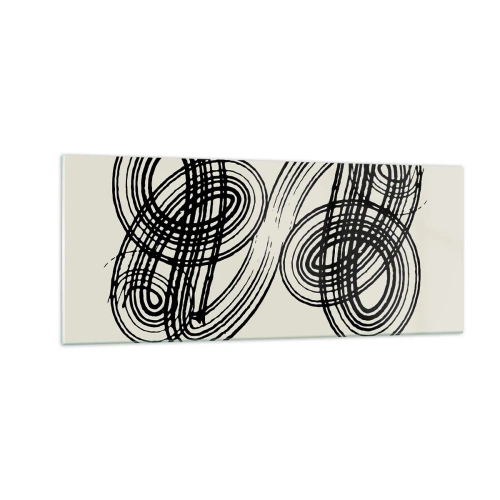 Obraz na skle - Vyšlo to spontánne - 100x40 cm