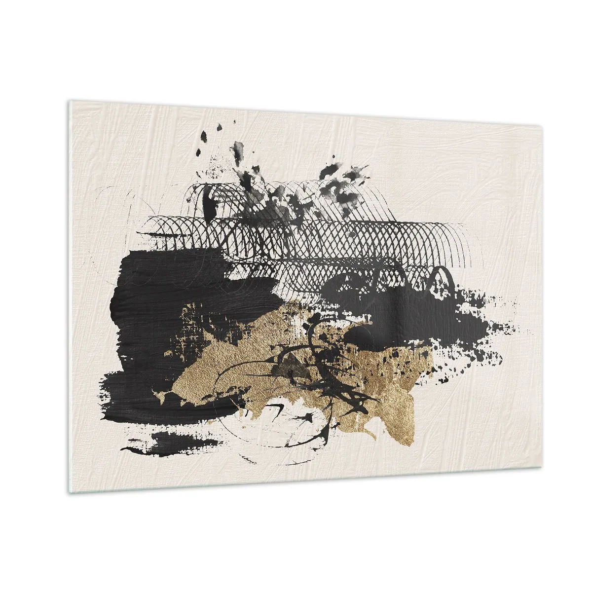 Obraz na skle - Kompozícia s vášňou - 100x70 cm