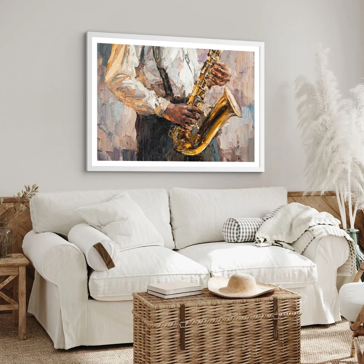 Plagát v bielom ráme - Čas na sólovú hru - 91x61 cm