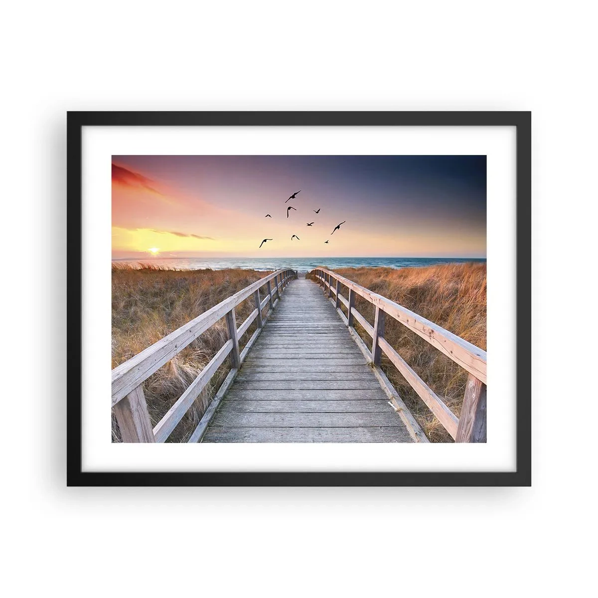 Plagát v čiernom ráme - Priestor pre vzostupy - 50x40 cm