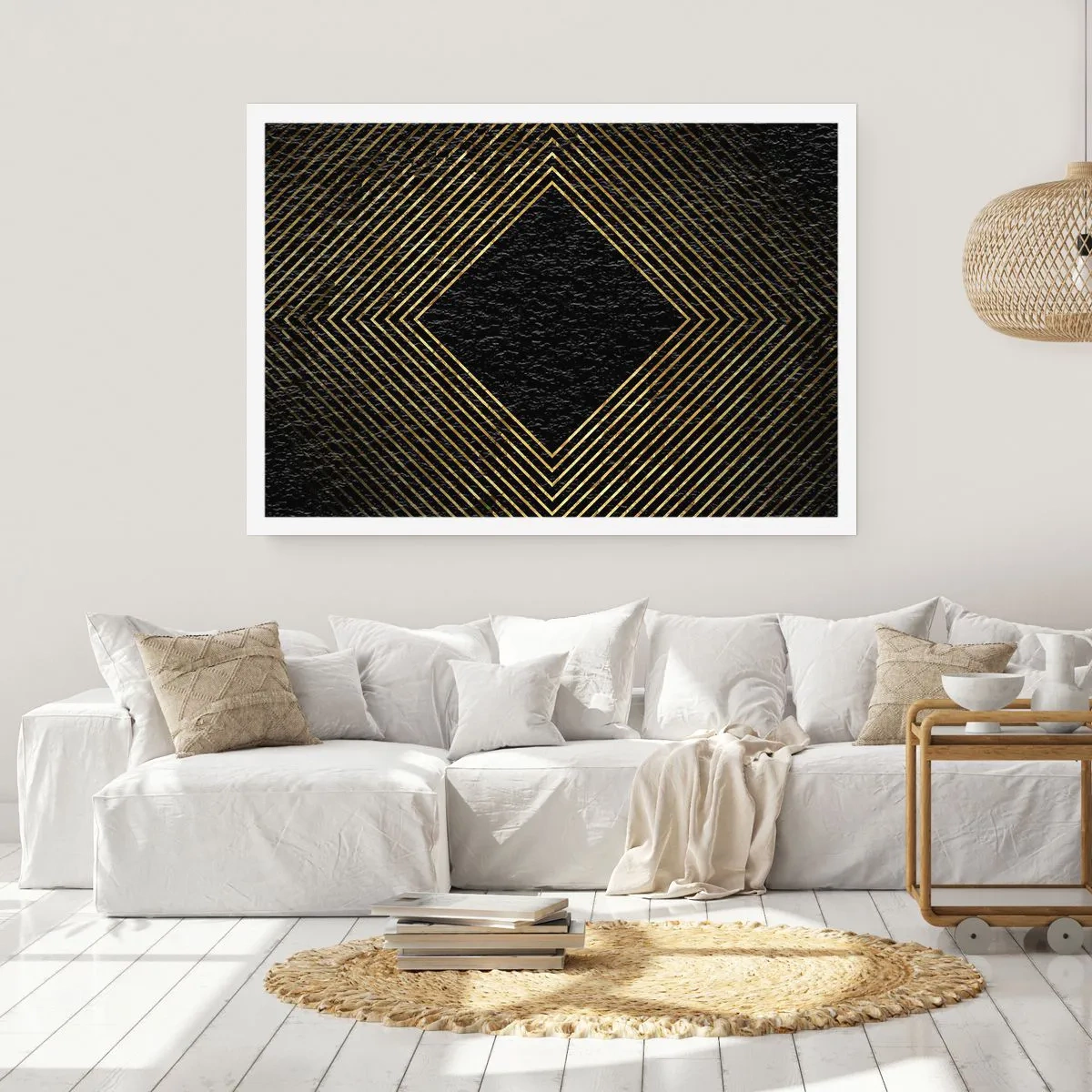 Plagát - Geometria v štýle glamour - 91x61 cm