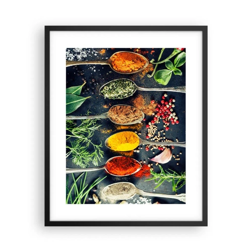Plagát v čiernom ráme - Kulinárska mágia - 40x50 cm