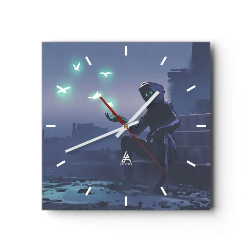 Nástenné hodiny - Život sa vráti - 30x30 cm