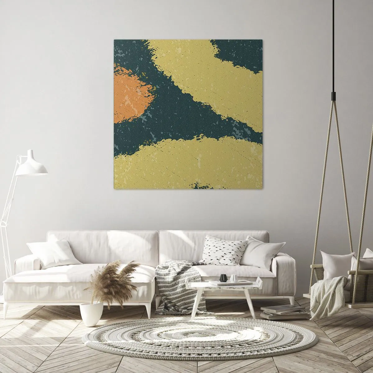 Obraz na plátne - Abstrakcia – spomalený pohyb - 30x30 cm