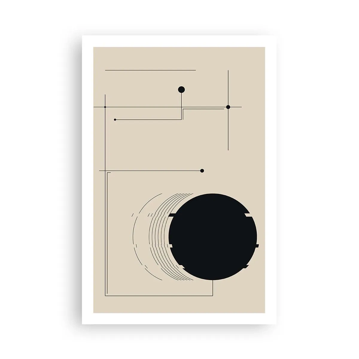 Plagát - Pružná a dynamická kompozícia - 61x91 cm