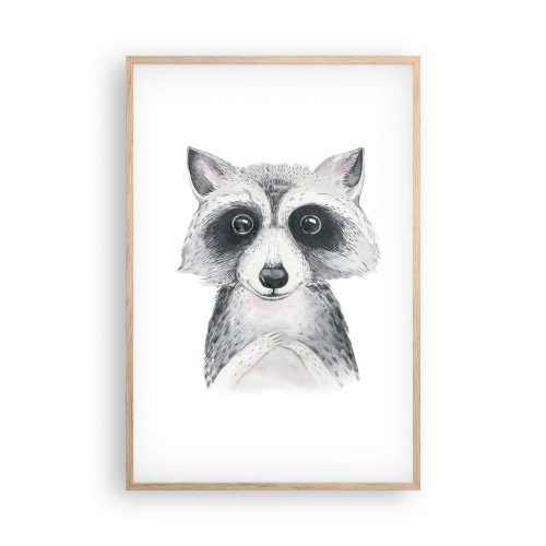 Plagát v ráme zo svetlého duba - Chvíľa dojatia - 61x91 cm