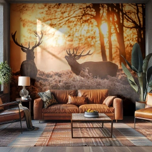 Fototapeta Standard Eco - Sen poľovníka - Krajina, Jeleň, Poľovníctvo - 400x280 cm