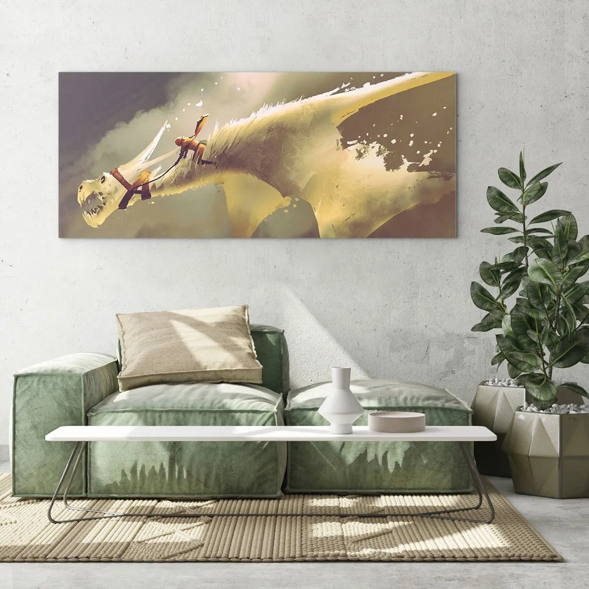 Obraz na skle - Zachrániť svet - 140x50 cm