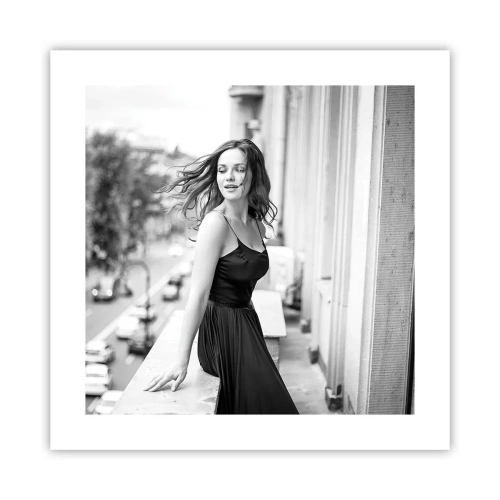 Plagát - Určite Parížanka - 40x40 cm