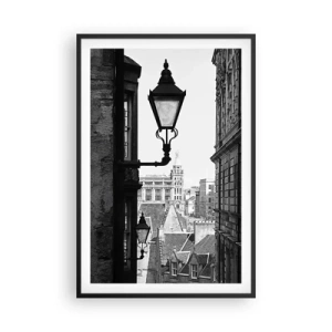 Plagát v čiernom ráme - Edinburský príbeh - 61x91 cm