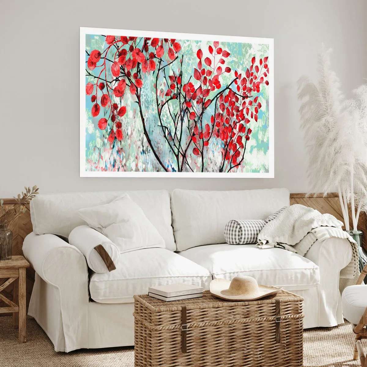 Plagát - Strom v šarlátovej - 91x61 cm