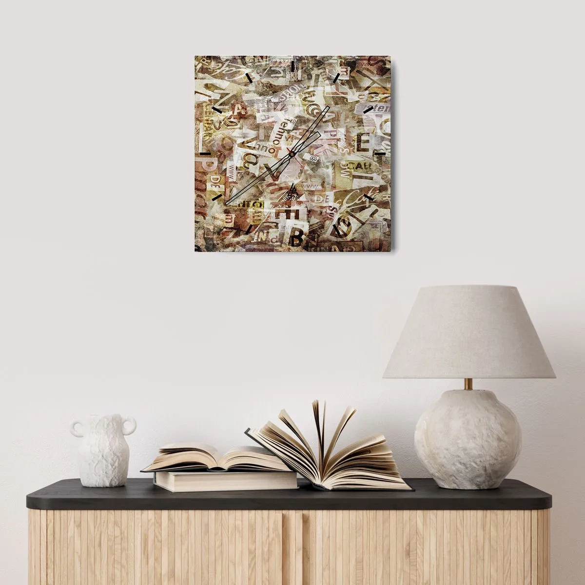 Nástenné hodiny - Táraniny - 40x40 cm