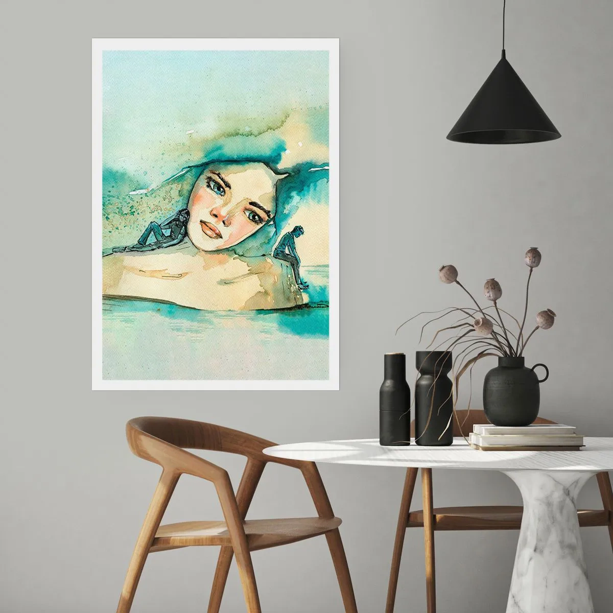 Plagát - Am I blue? - 61x91 cm