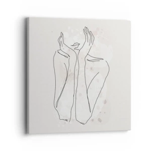 Obraz na plátne - Zasnený okamih - 40x40 cm