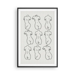 Plagát v čiernom ráme - Iba Venuša - 61x91 cm