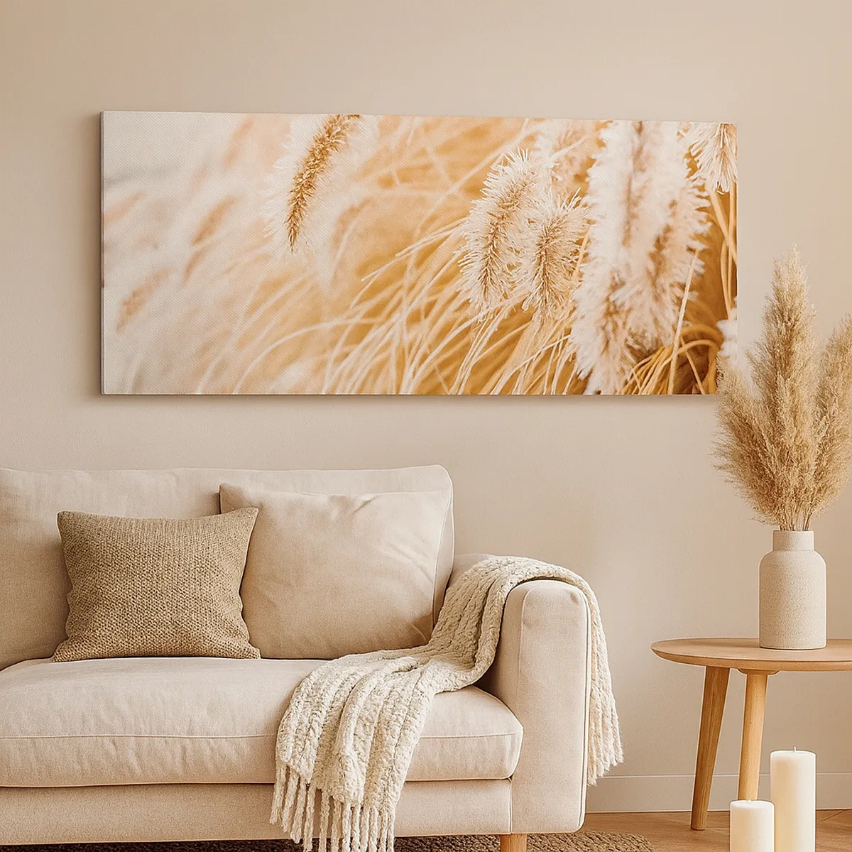 Obraz na plátne - Zlaté šušťanie tráv - 30x30 cm