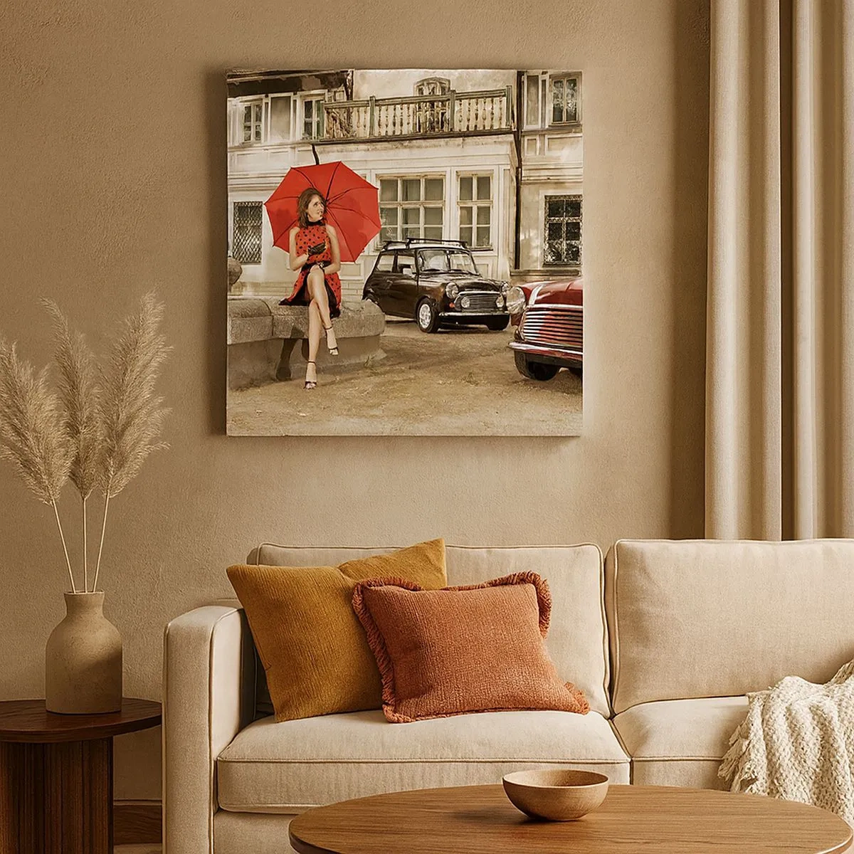 Obraz na plátne - Sentimentálne mini cestovanie - 30x30 cm