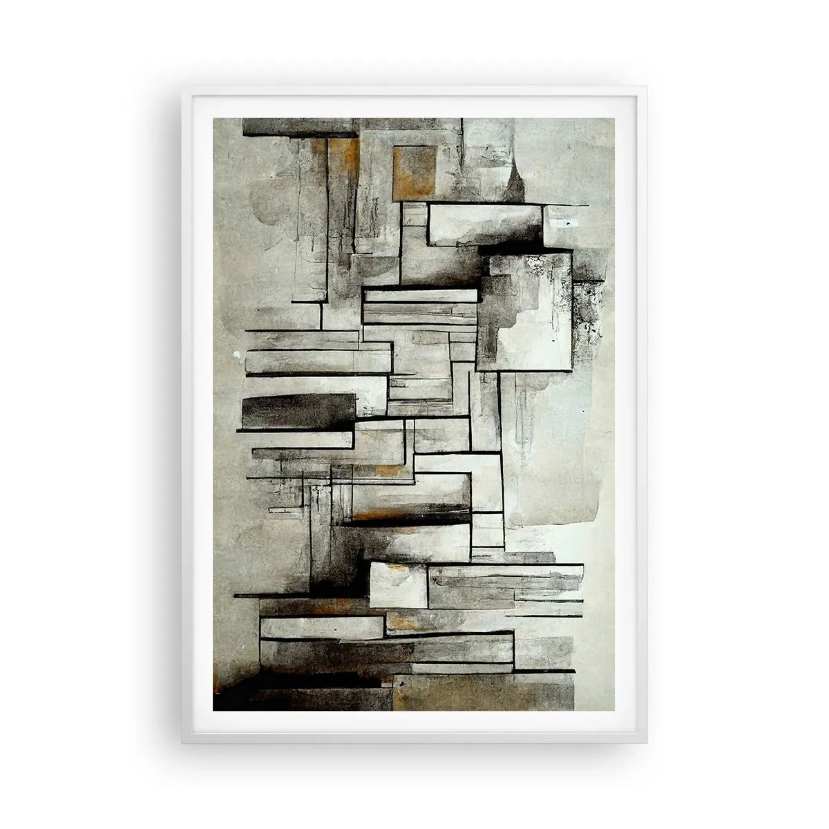 Plagát v bielom ráme - Sila jednoduchosti - 70x100 cm