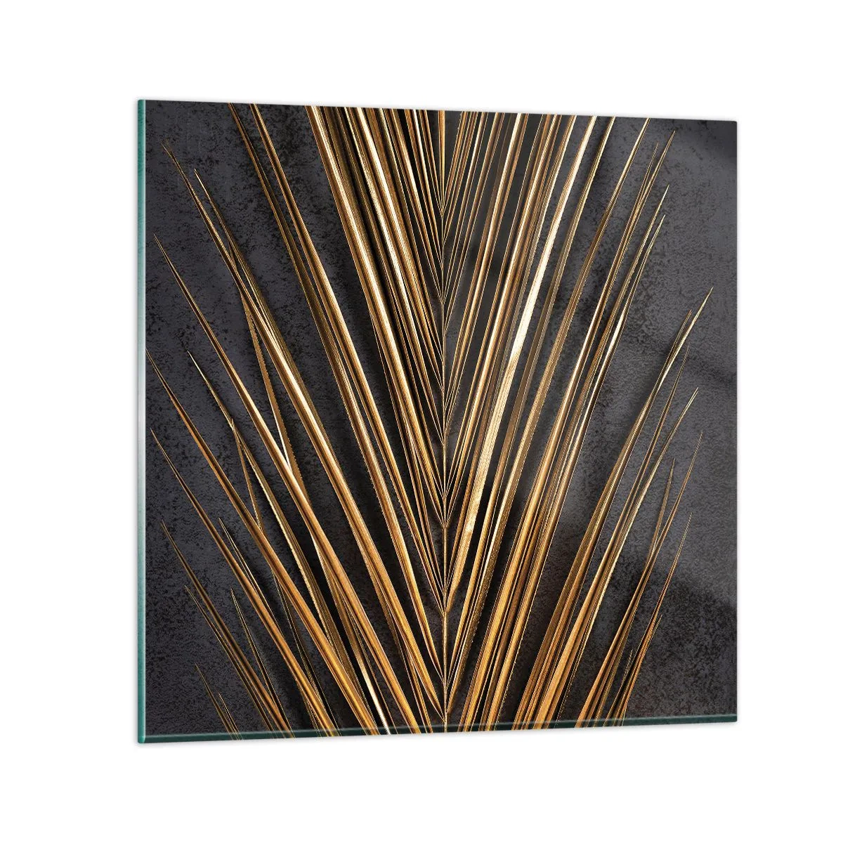 Obraz na skle - Zlato trópov - 70x70 cm