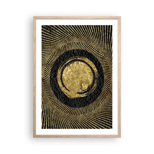 Plagát v ráme zo svetlého duba - Glamour - 50x70 cm