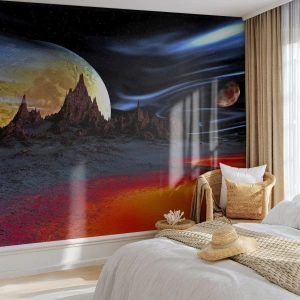 Fototapeta Premium Canvas - Neznámy svet - Abstrakcia, Kozmos, 3D - 250x175 cm