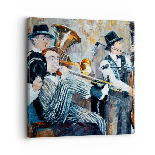 Obraz na plátne - Celý tento jazz - 30x30 cm