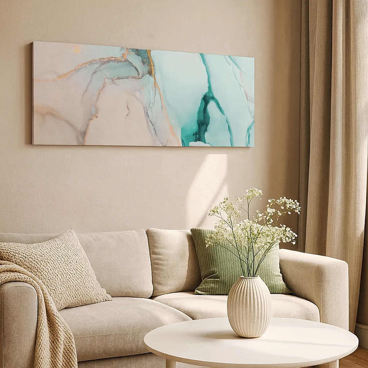 Obraz na plátne - Tanec tvarov a farieb - 30x30 cm