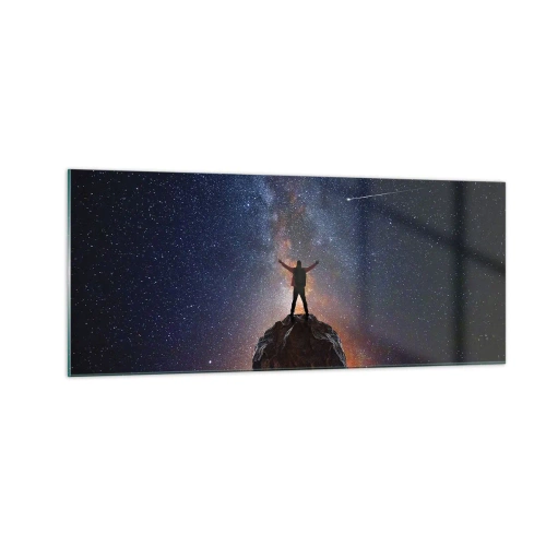 Obraz na skle - Sila je so mnou! - 100x40 cm