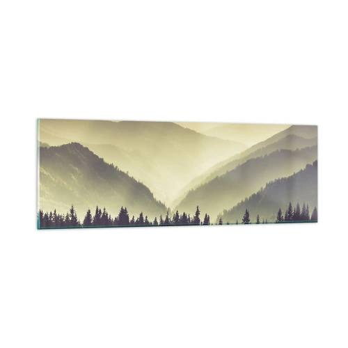 Obraz na skle - Za siedmimi horami… - 90x30 cm