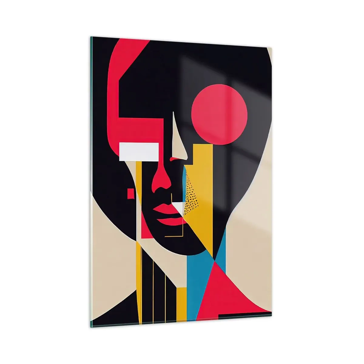 Obraz na skle - Jej vnútorný svet - 50x70 cm