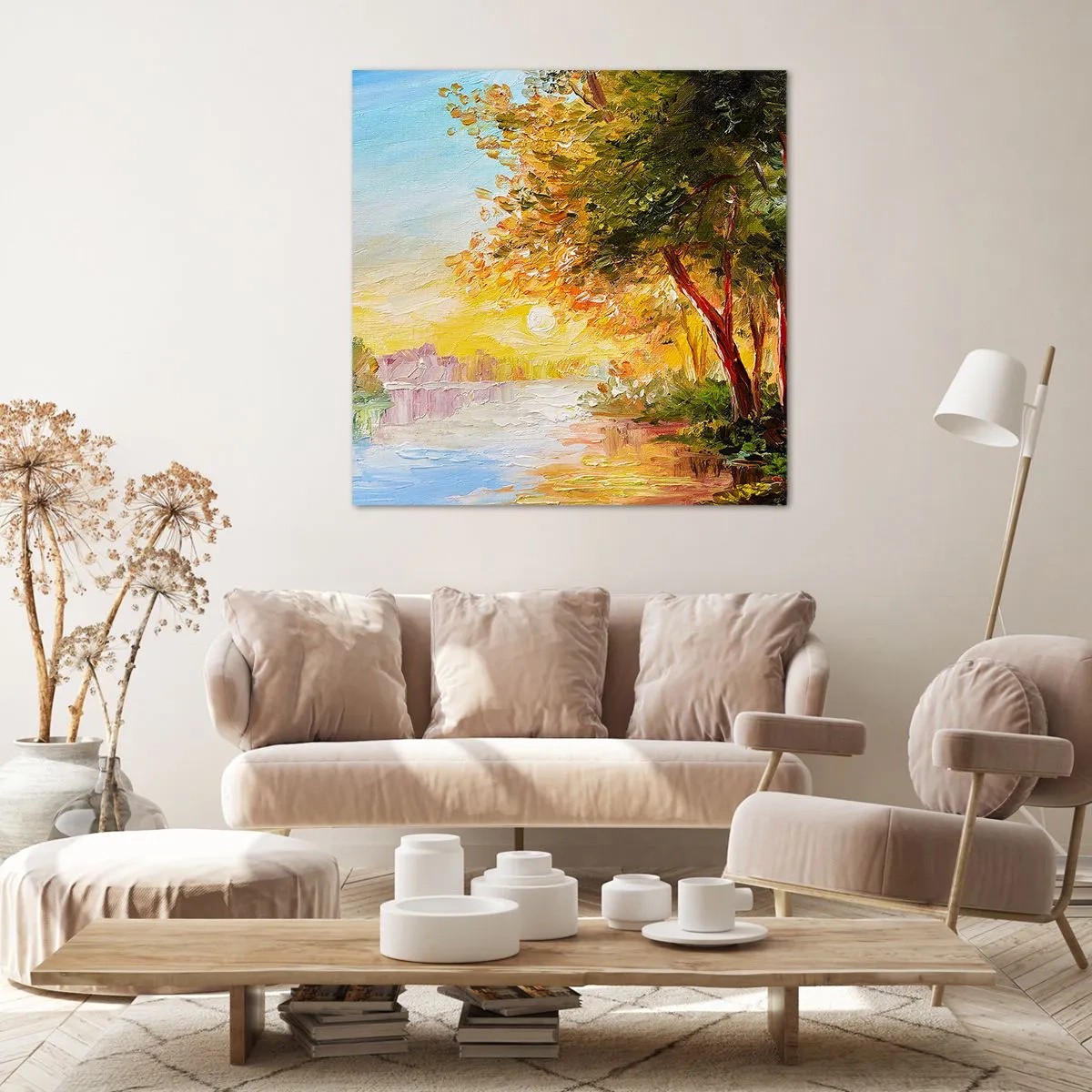 Obraz na plátne - Et in Arcadia ego - 70x70 cm