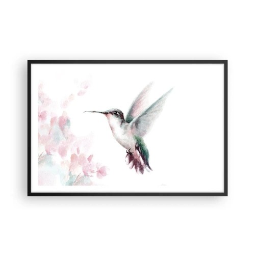 Plagát v čiernom ráme - Mávanie - 91x61 cm